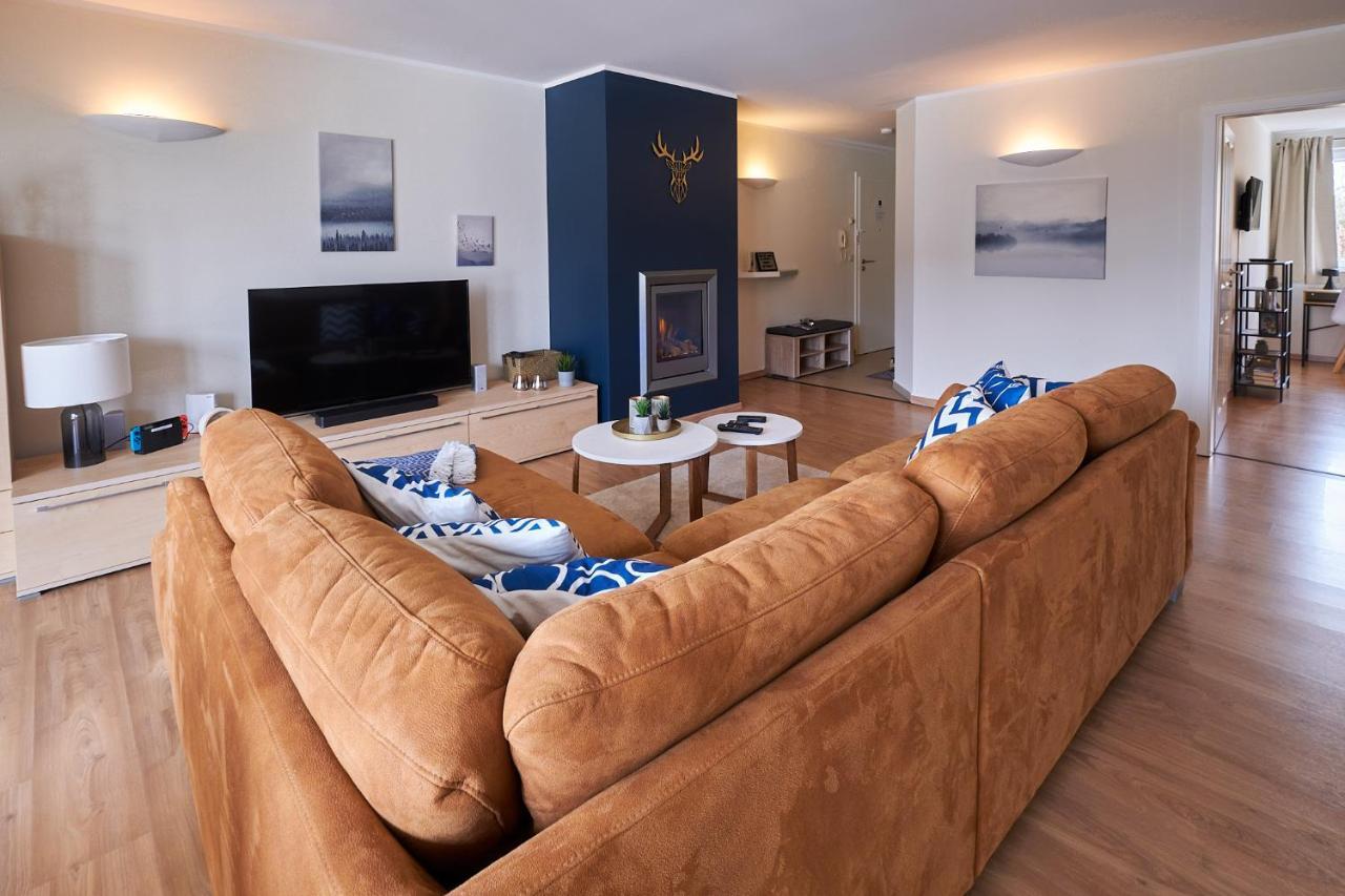 Fleesentraum Seeadler Grand Maisonette - Fuer Golfer Und Familien - Sauna Kamin Balkon Nintendo - Hunde Willkommen! Göhren-Lebbin المظهر الخارجي الصورة